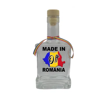 Made in olt romania, sticla cu mesaj plata, 250 ml, model divgs179 06 24